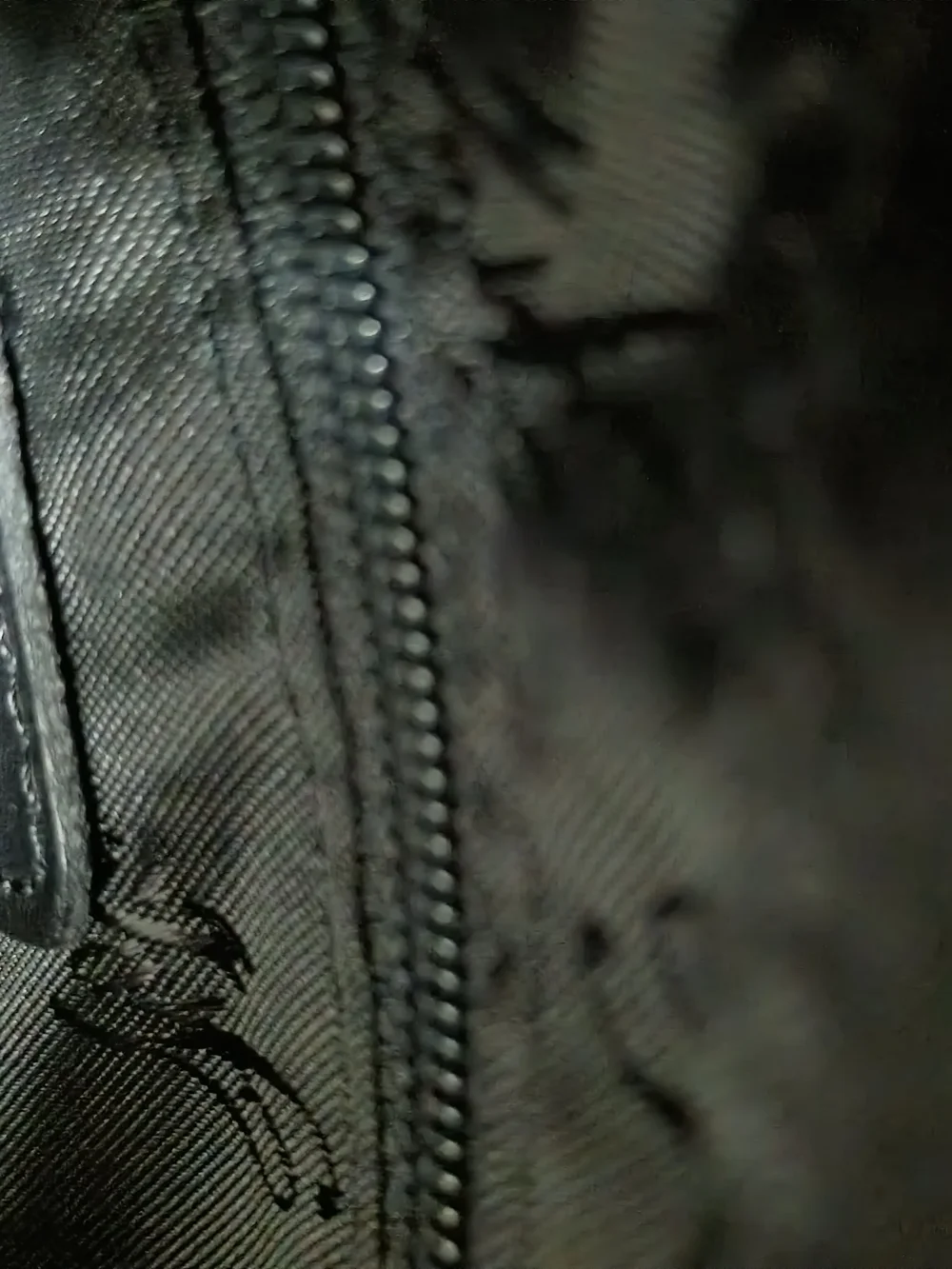 Fossil Black Pebbled Leather Shoulder Bag with Gold Hardware